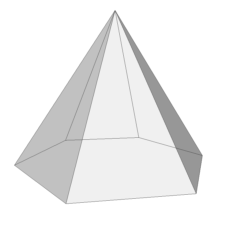 pentagonal pyramid