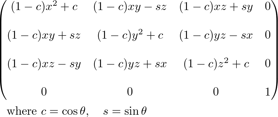 rotation matrix