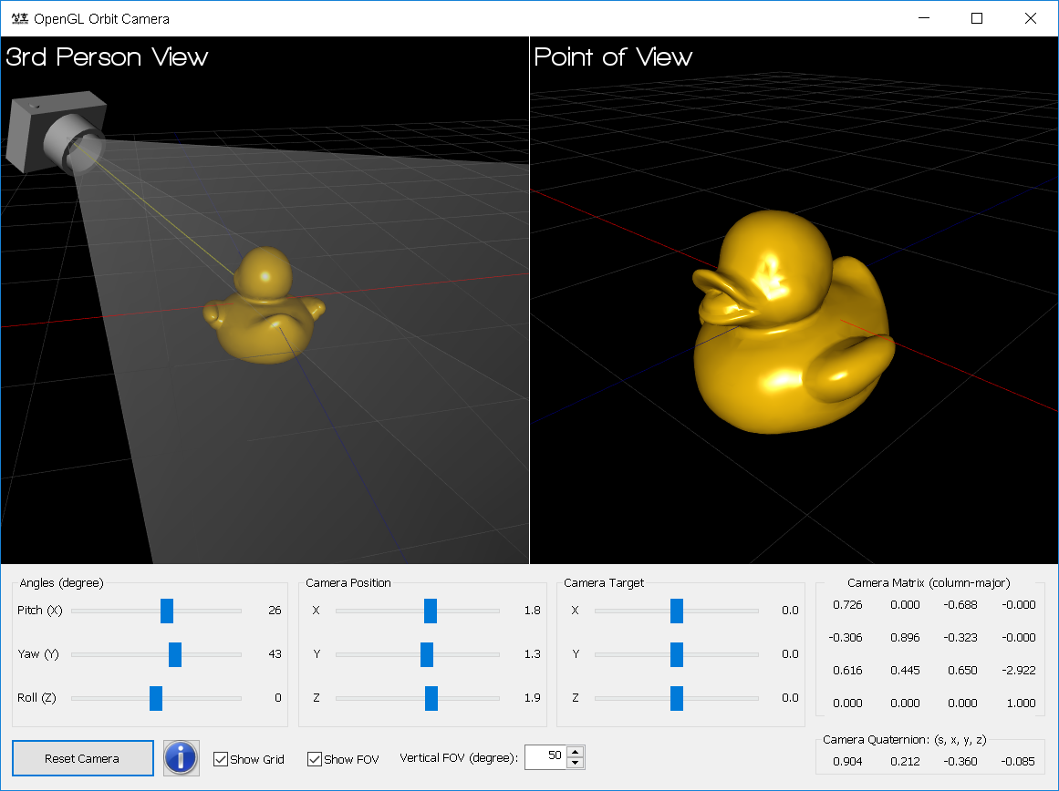 OpenGL OrbitCamera