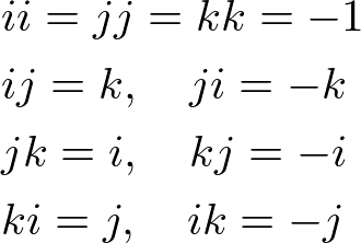 quaternion quadrantal vectors
