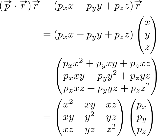 matrix form of OR