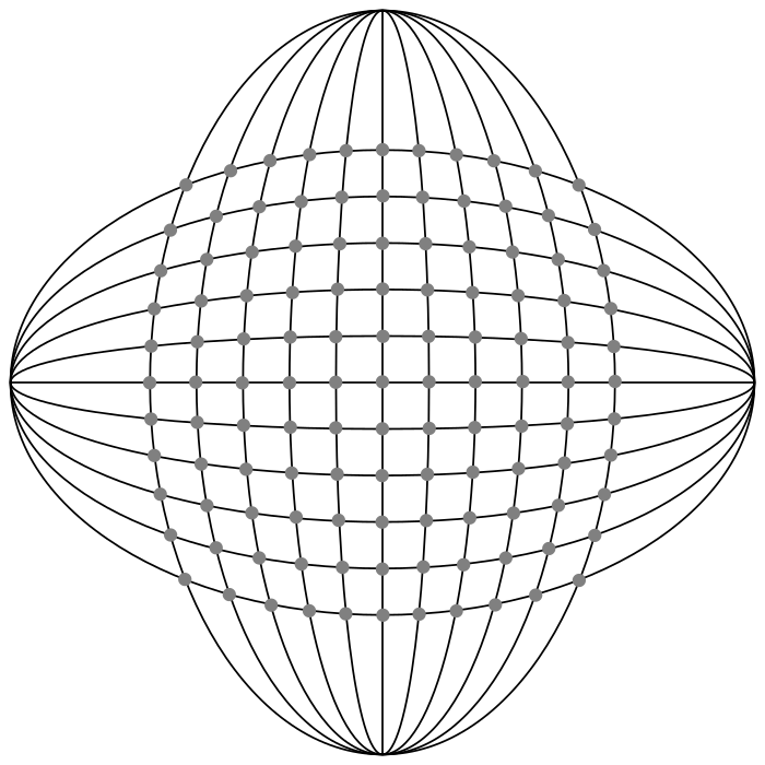 a face of a cubesphere