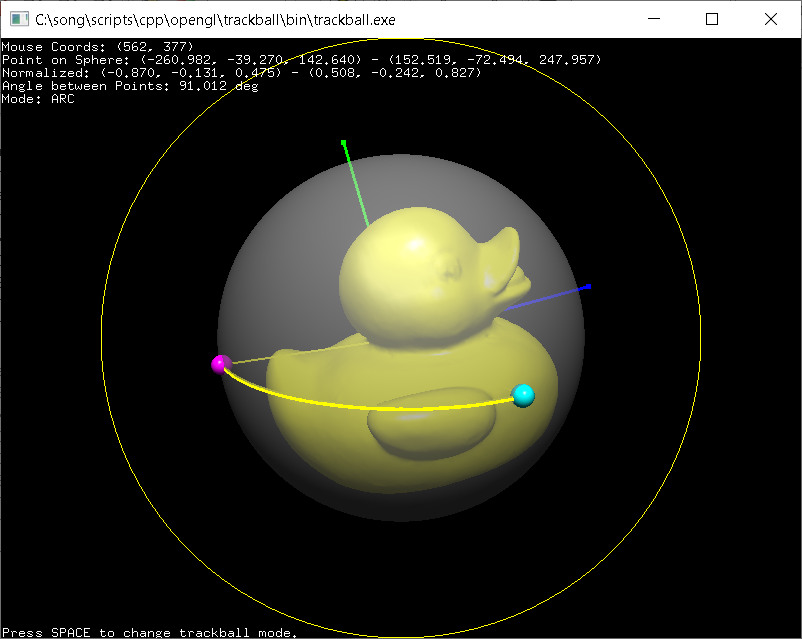 OpenGL Trackball