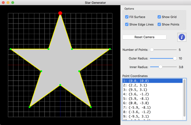 Example of Star Generator