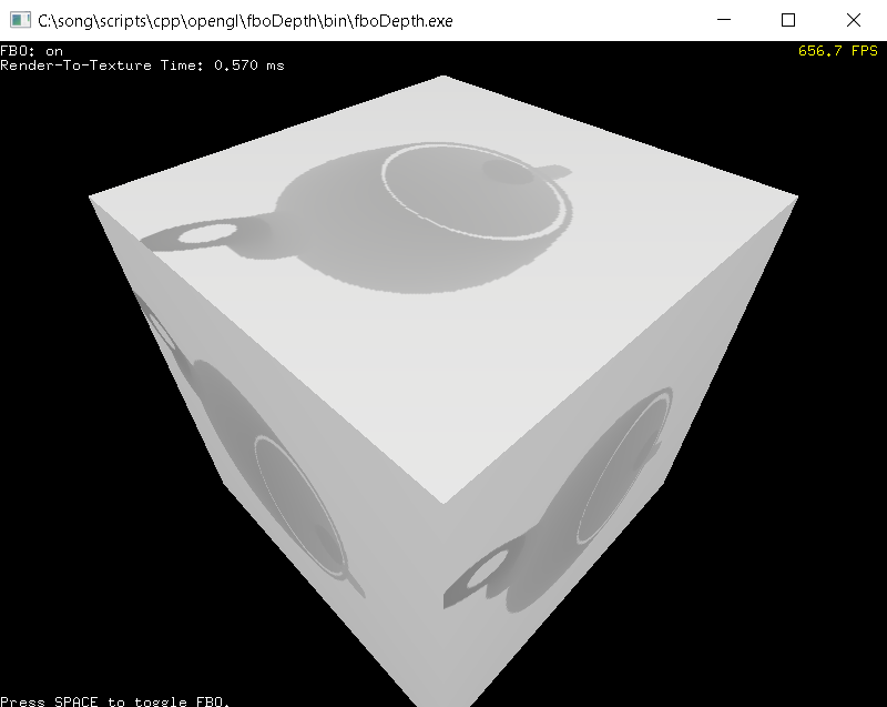 OpenGL FBO Example: Render To Texture Depth