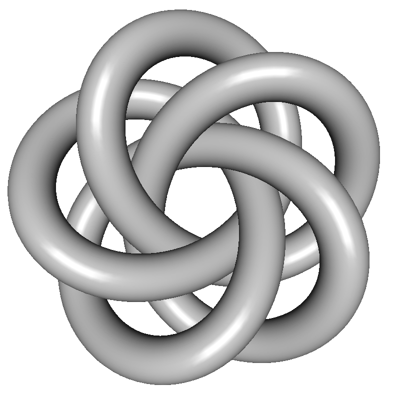 5-leaf trefoil knot
