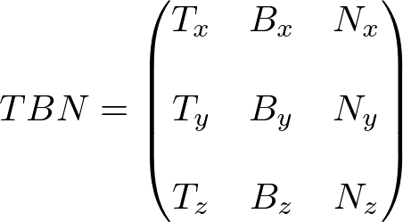 TBN matrix